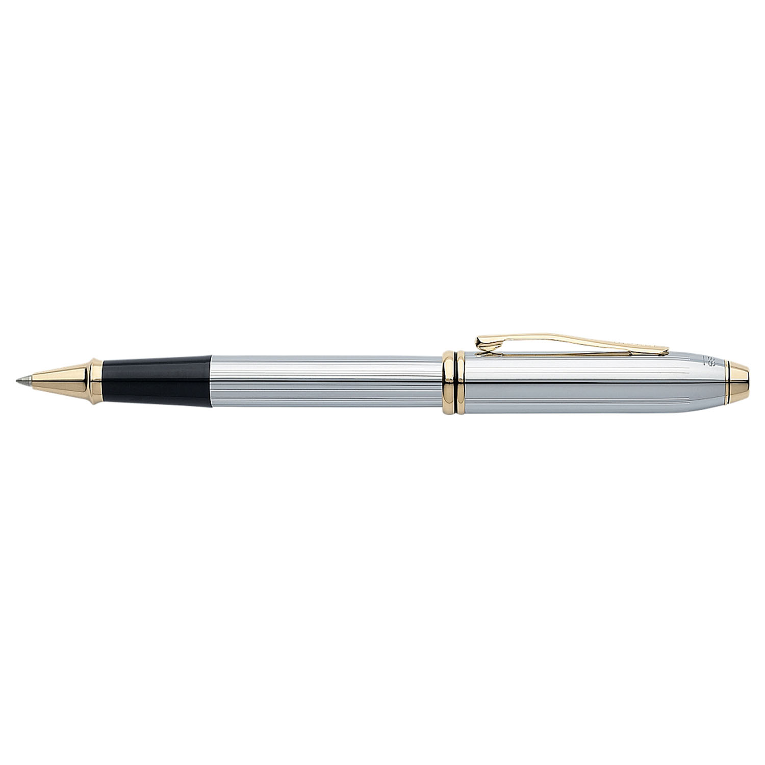 Cross 505 Townsend Medalist Rollerball Pen Chrome With Gold Trims