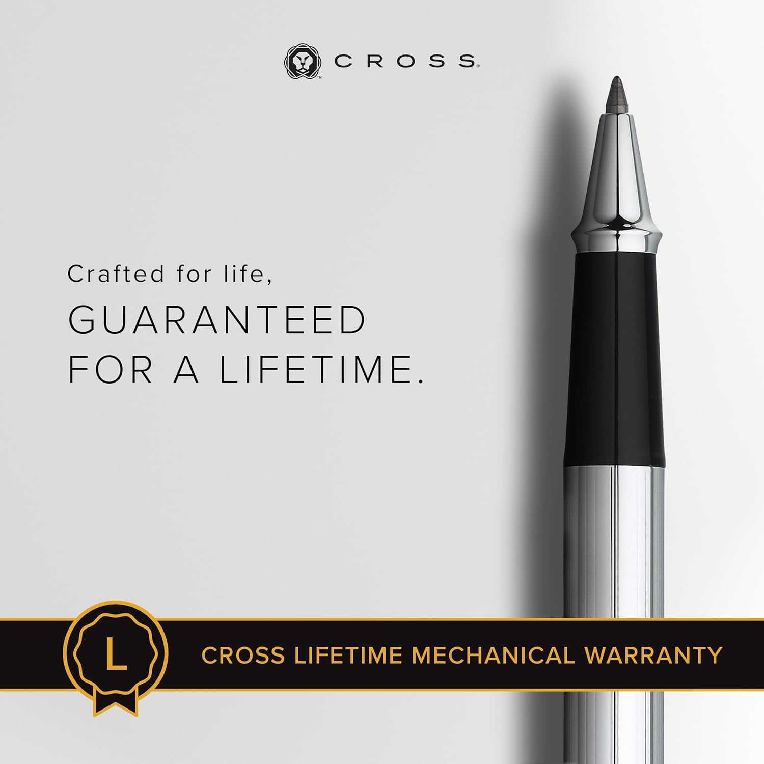 Cross Townsend Selectip Rolling Ball Pen, Lustrous Chrome