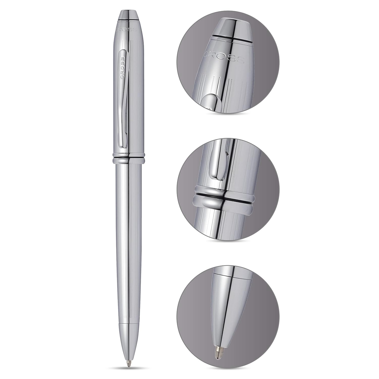 Cross Townsend Lustrous Chrome Ballpoint Pen|
