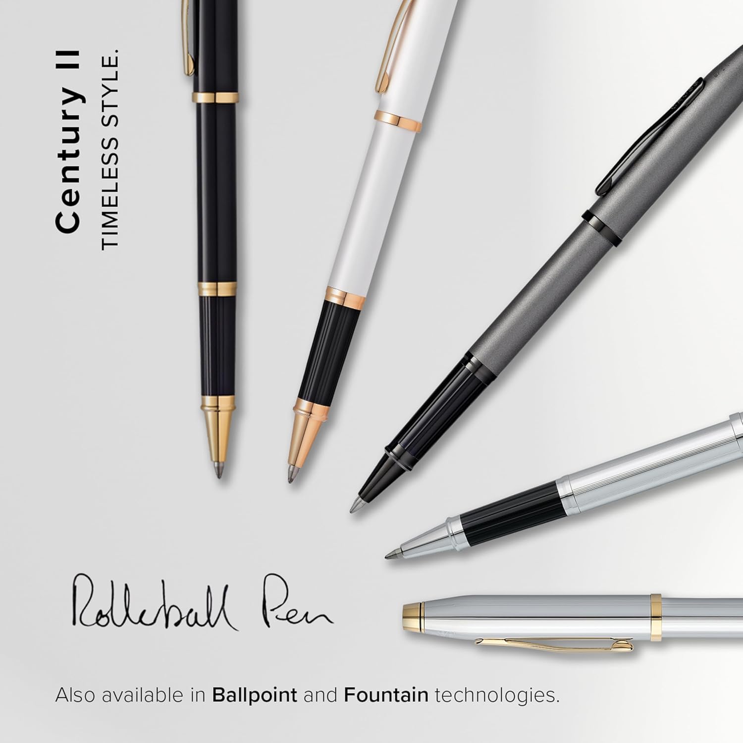 Cross Century II Classic Black Rollerball Pen – Sophisticated Luxury Writing