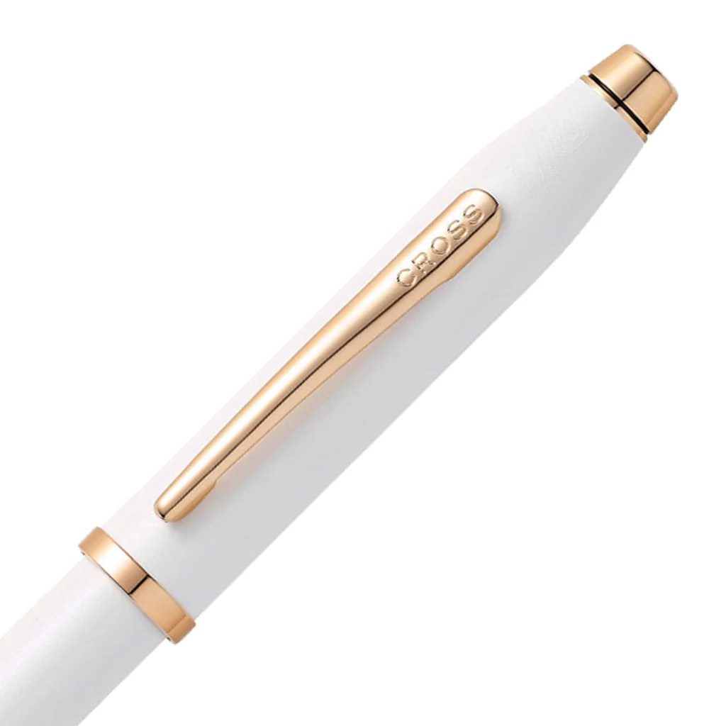 Century® II Pearlescent White Lacquer Rollerball Pen
