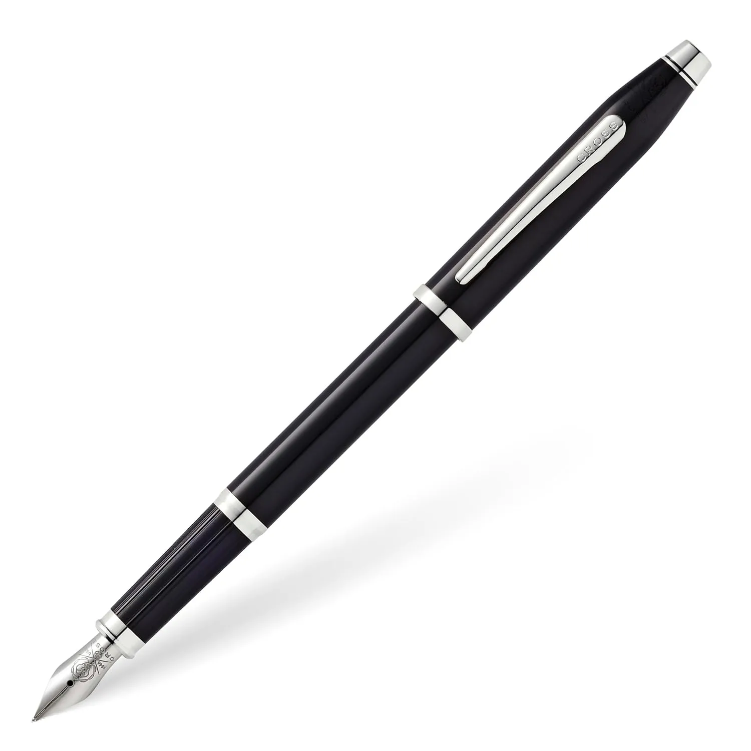 Cross Century II Translucent Black Lacquer Fountain Pen – Fine Nib,