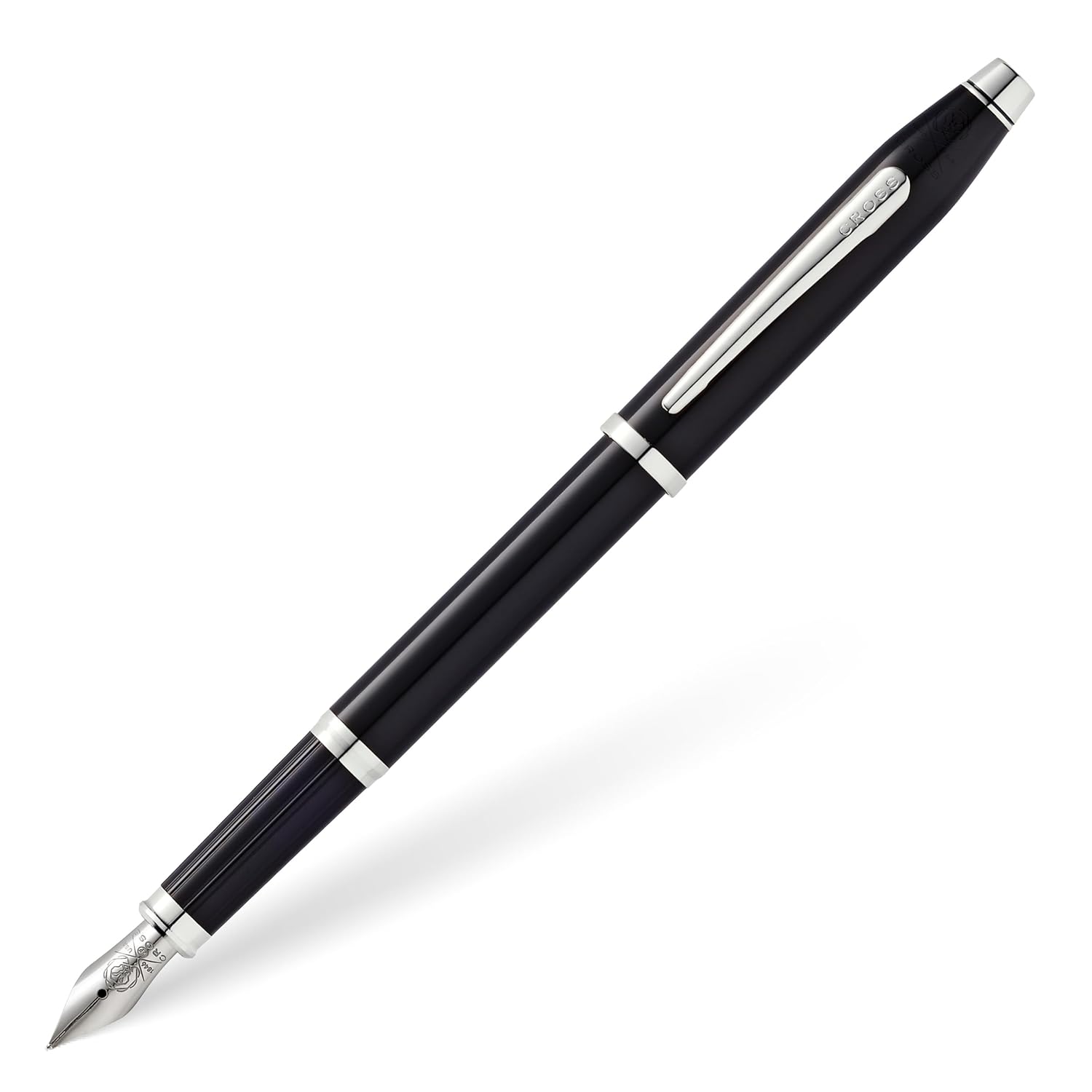 Cross Century II Translucent Black Lacquer Fountain Pen – Fine Nib,