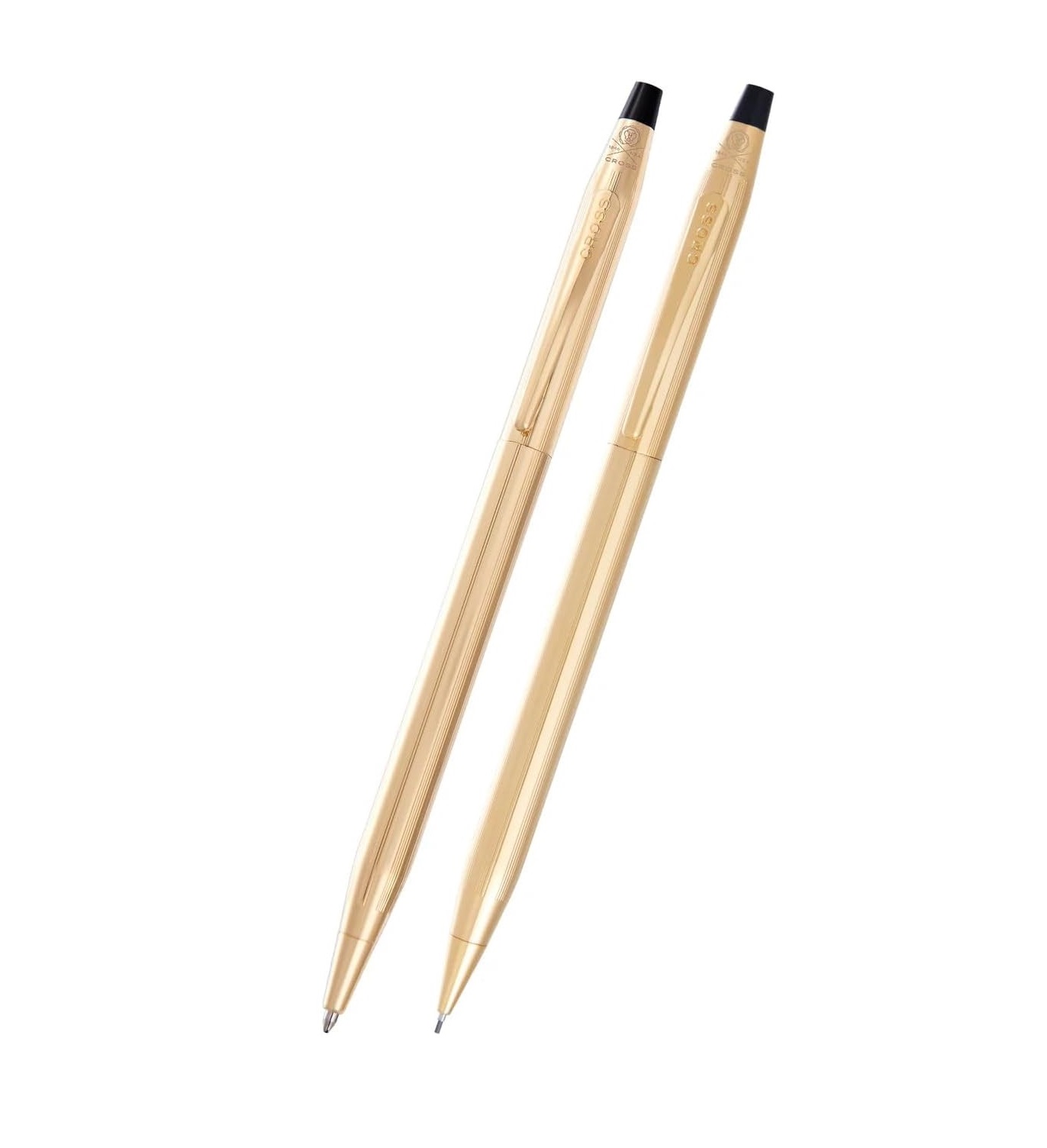 Cross Classic Century 23KT Gold Plated Ballpoint Pen & 0.7MM Mechanical Pencil Set.
