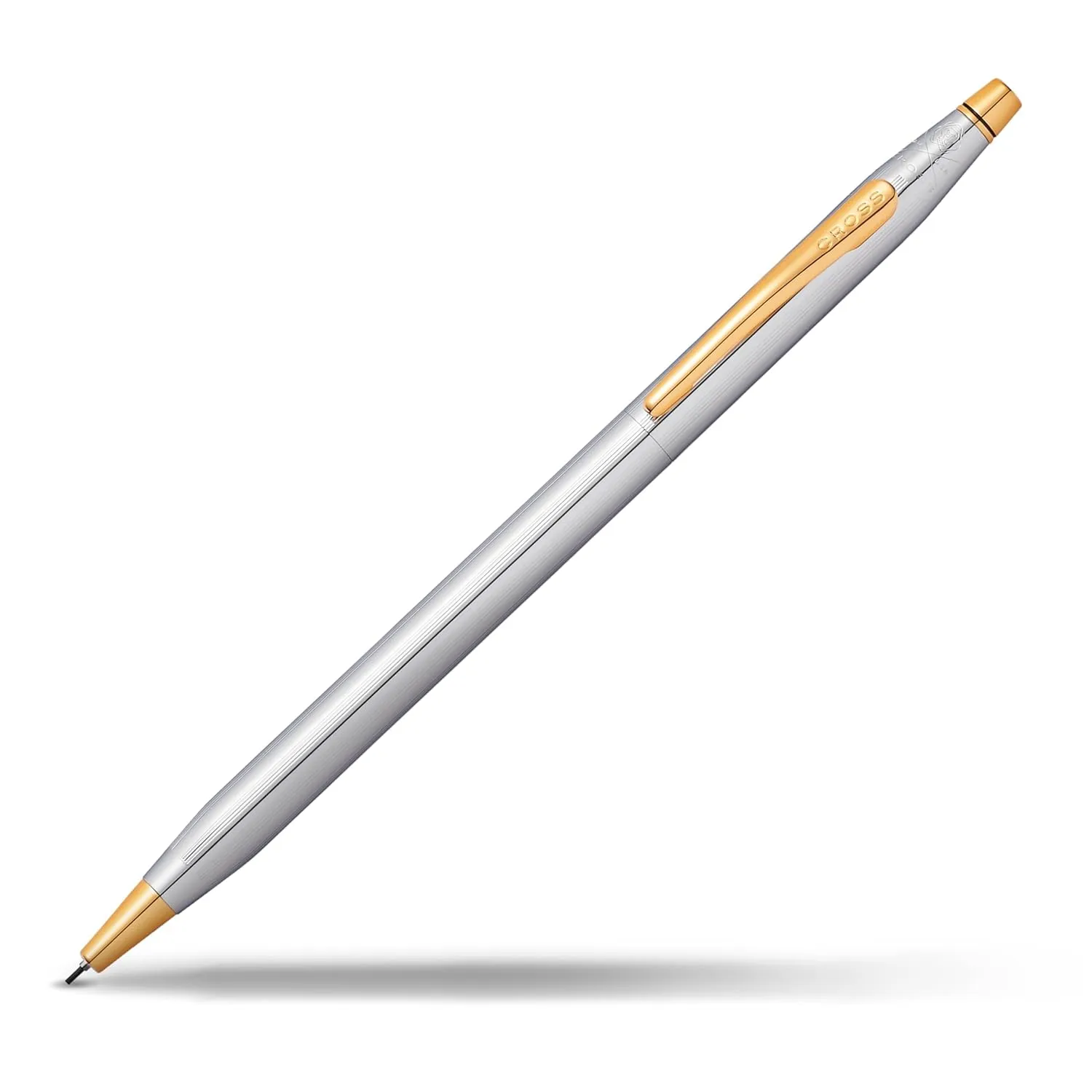 Cross Classic Century Medalist Chrome 0.7mm Pencil with 23KT Gold-Plated Appointments Visit the Cross Store