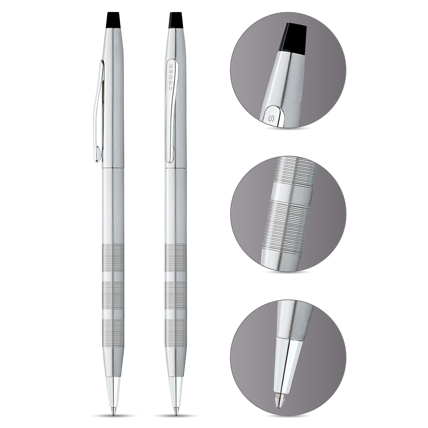 Cross Classic Century, Satin Chrome, Ballpoint Pen (AT0082-14)