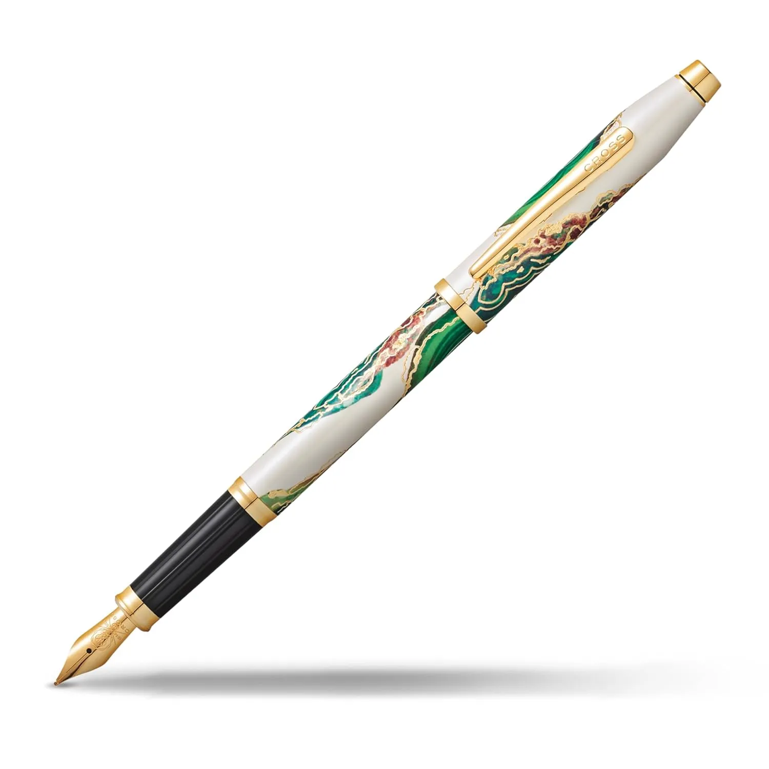 Cross Wanderlust Refillable Fountain Presented in a Luxury Gift Box - Medium Point, Black Ink,