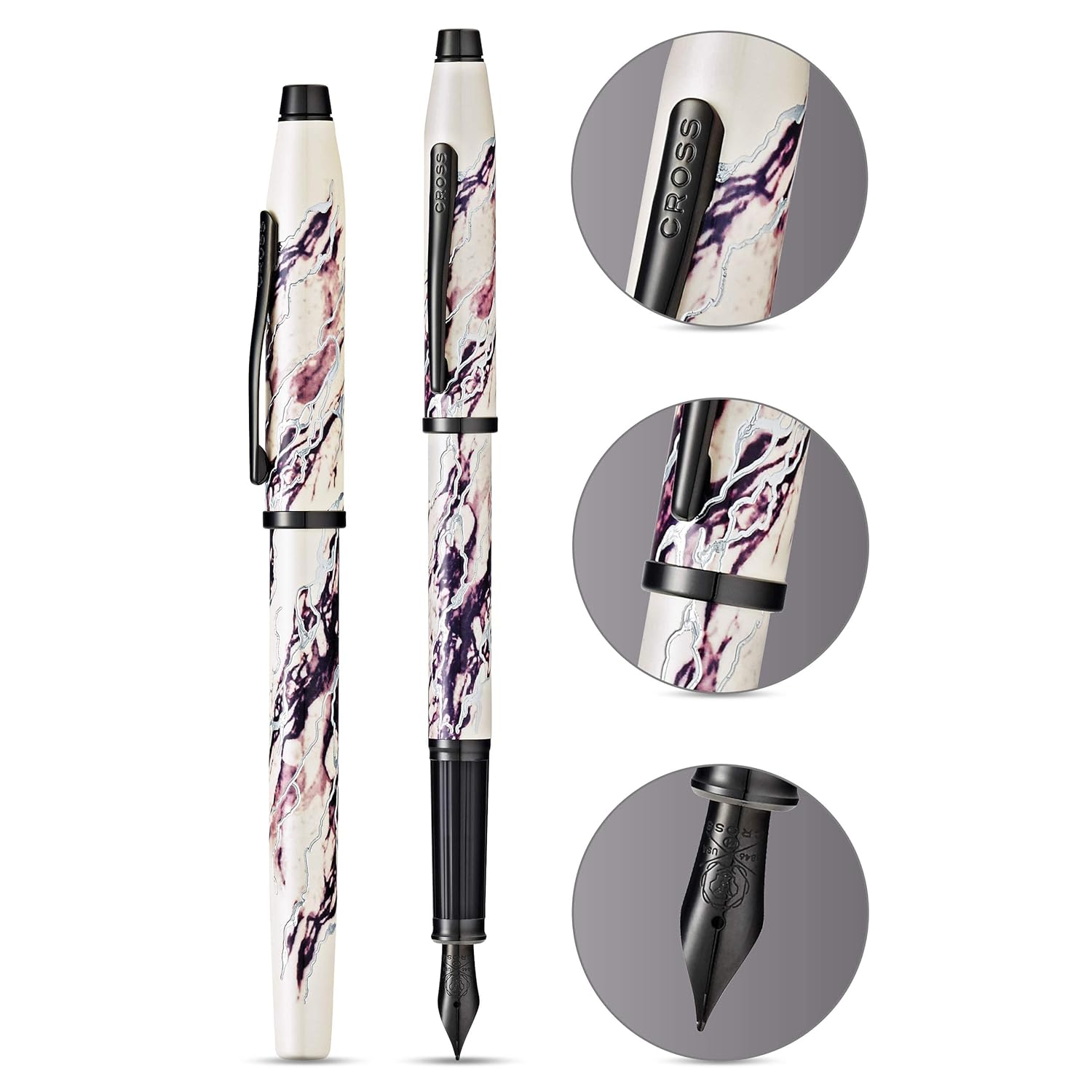 Cross Wanderlust Refillable Fountain Presented in a Luxury Gift Box - Medium Point,
