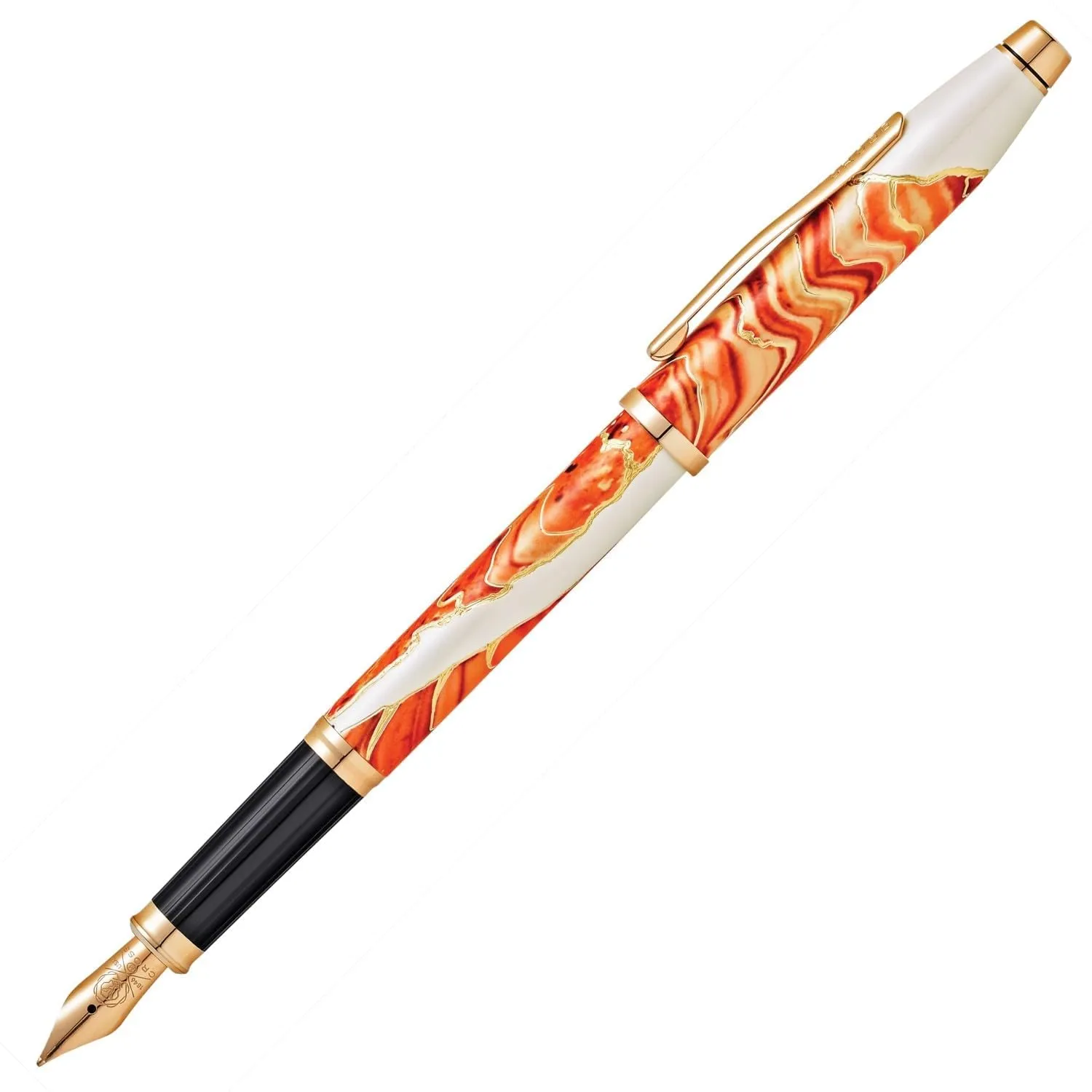 Cross Wanderlust Refillable Fountain Pen, Medium Nib, Includes Premium Gift Box - Antelope Canyon
