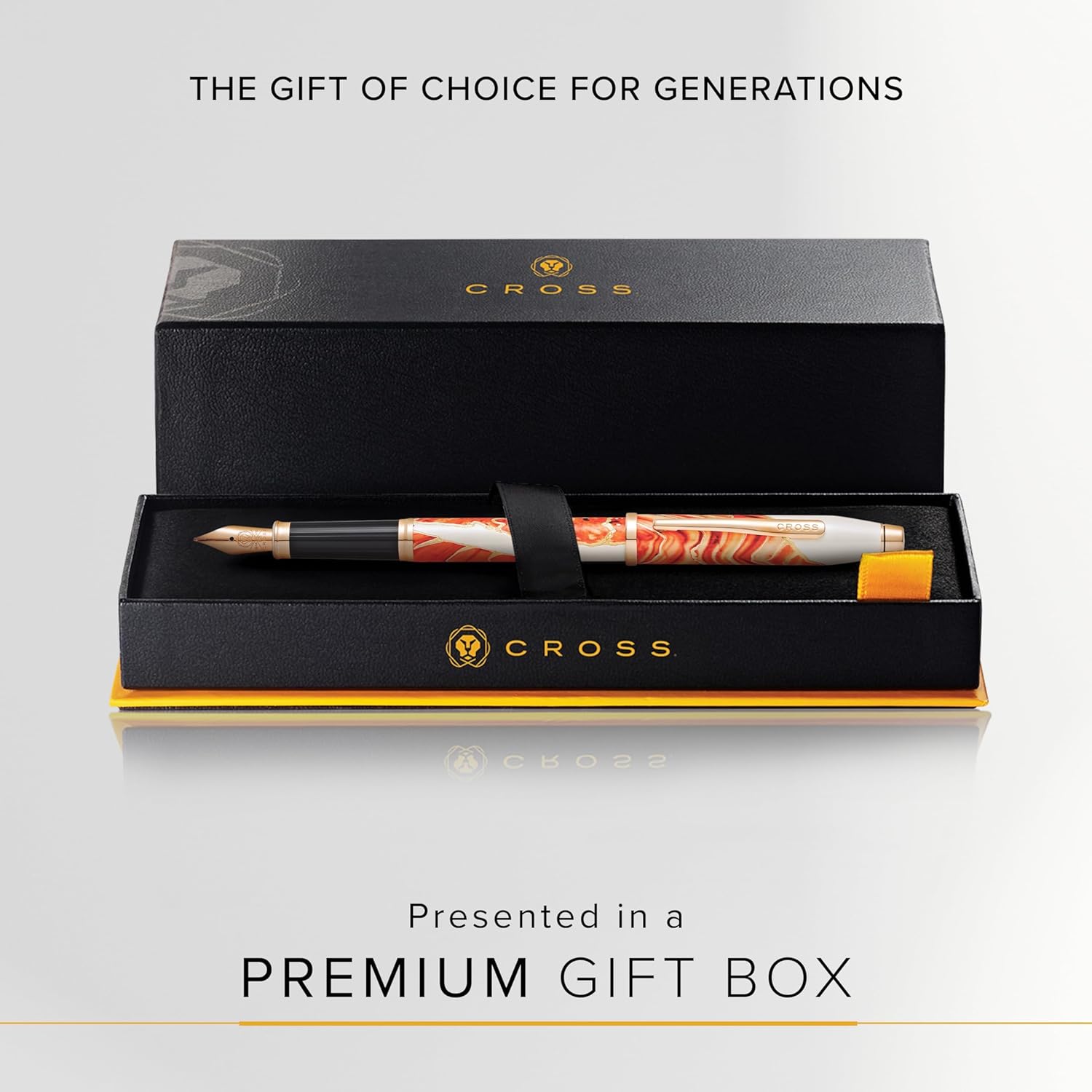 Cross Wanderlust Refillable Fountain Pen, Medium Nib, Includes Premium Gift Box - Antelope Canyon