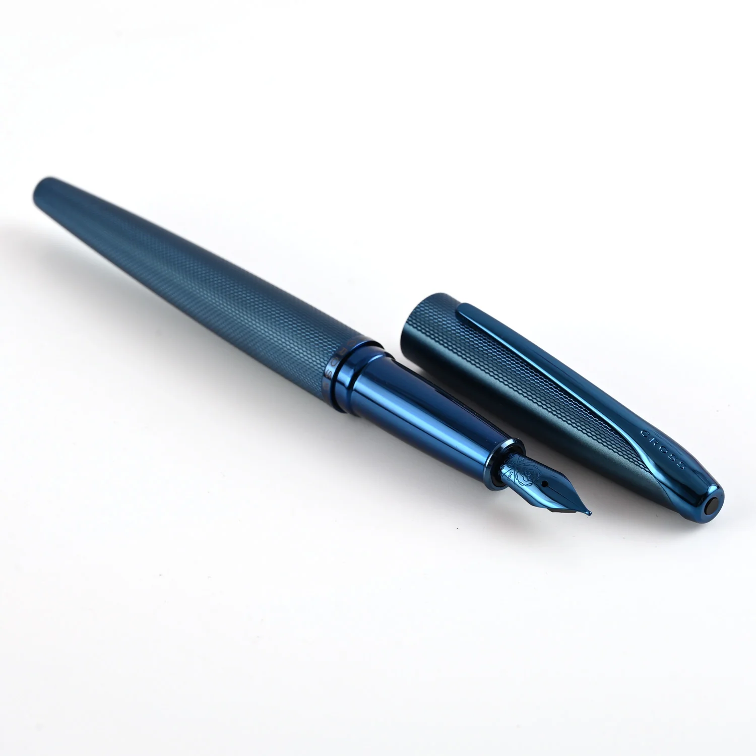 Cross ATX Fountain Pen - Sandblasted Dark Blue