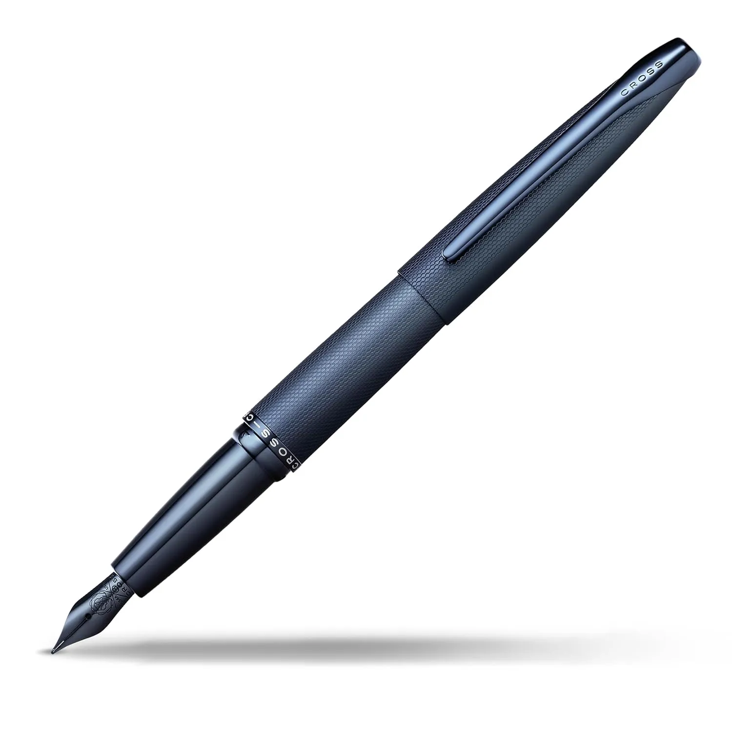 Cross ATX Sandblasted Dark Blue Fountain Pen (Medium nib)