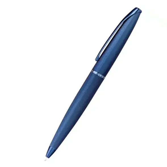 Cross ATX Sandblasted Dark Blue Ballpoint Pen 882-45