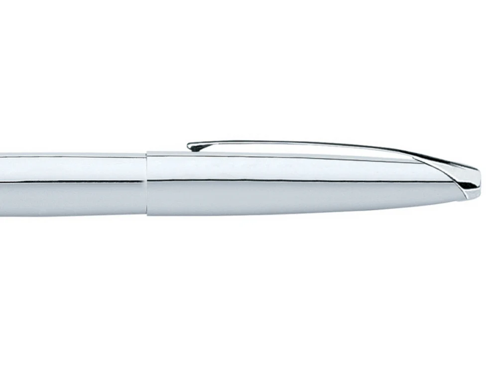 ATX® Pure Chrome Stainless Steel Medium Nib Fountain Pen