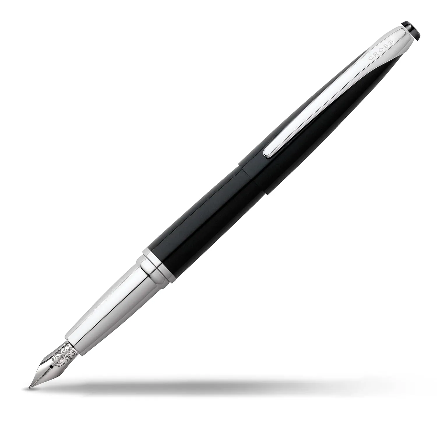 ATX® Basalt Black Stainless Steel Medium Nib Fountain Pen