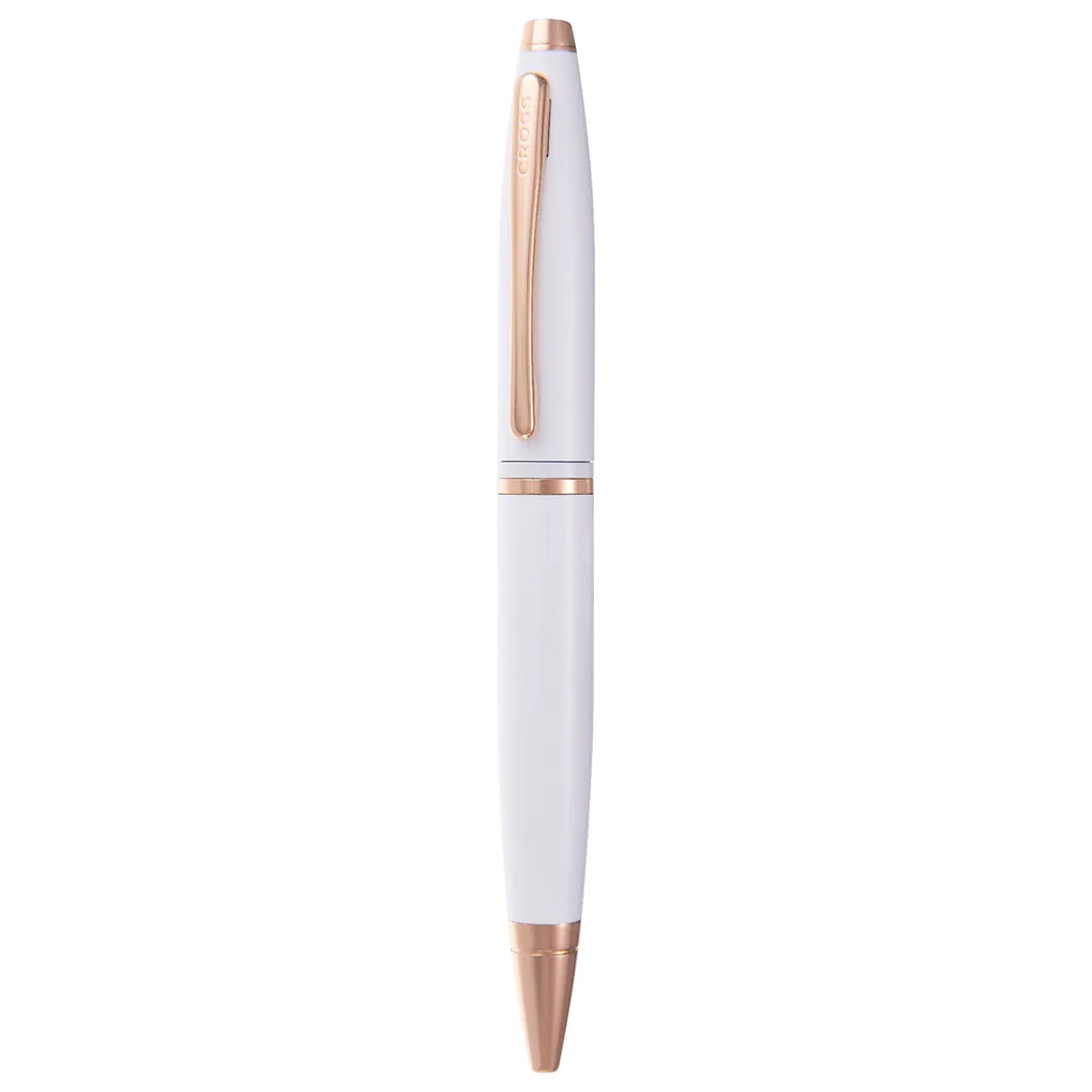 Cross Calais White Lacquer RGT Ballpoint Pen