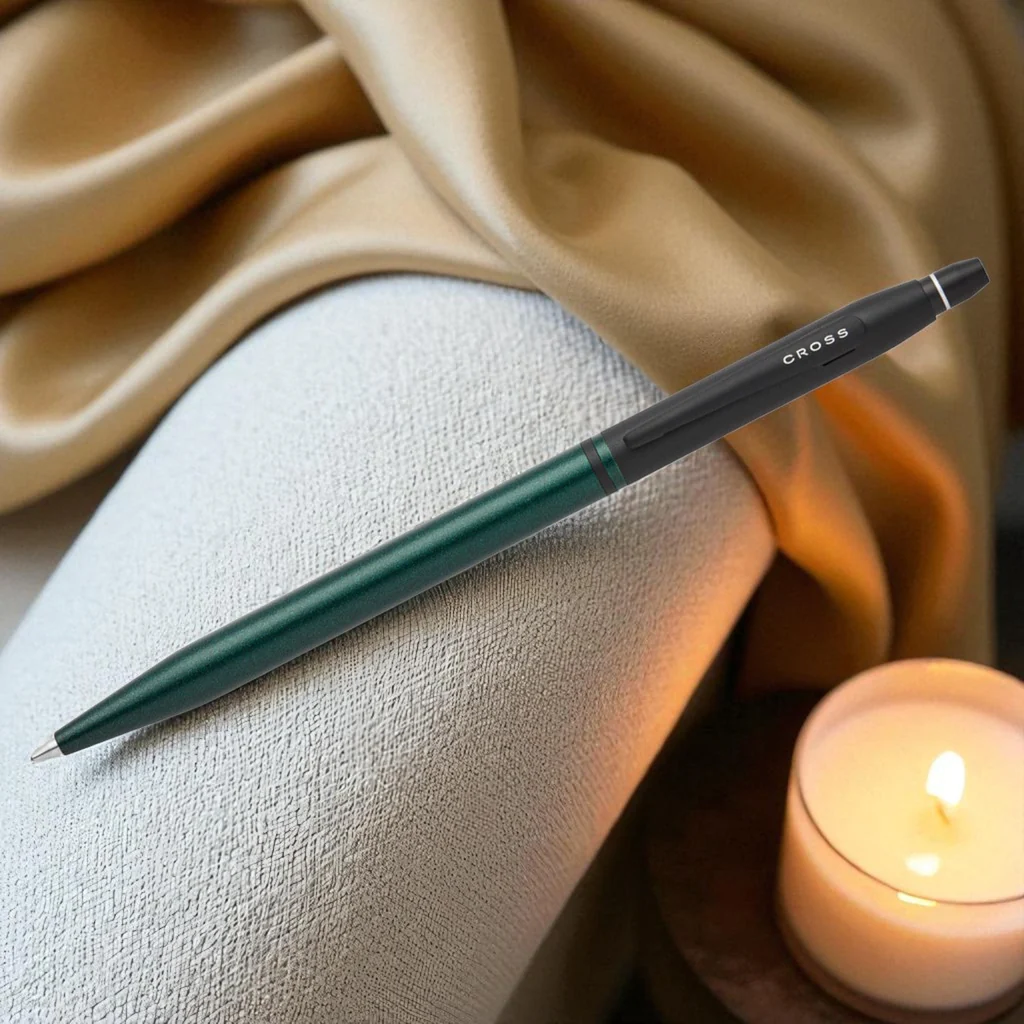 Cross Click Tuxedo Satin Metallic Green PVD  BP
