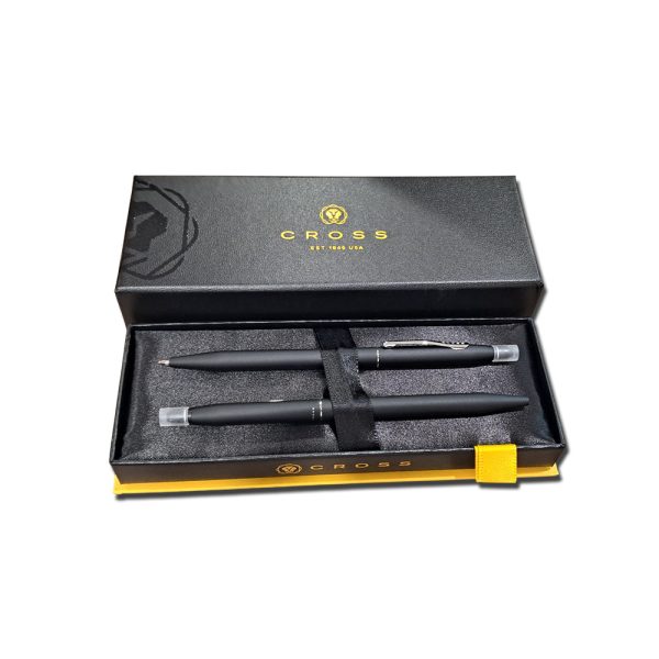 Cross Click Classic Black Ballpoint Pen and 0.5mm Mechanical Pencil