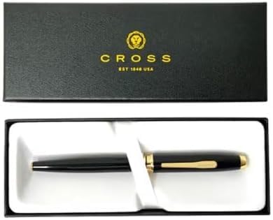 Coventry Classic Black Lacquer With Gold Tone Rollerball pen