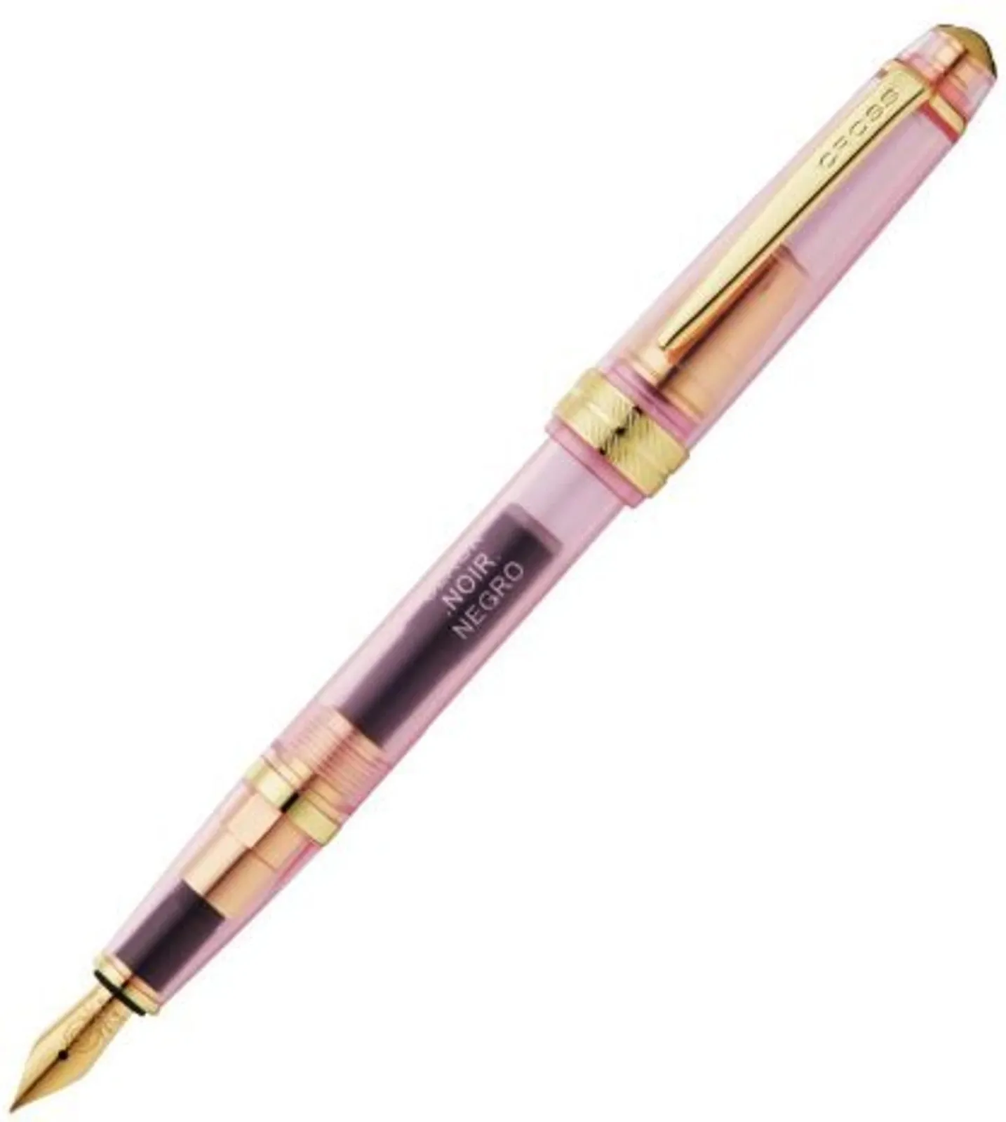Cross Bailey Light Translucent Extra-Fine Nib Fountain Pen (Pink Sapphire)