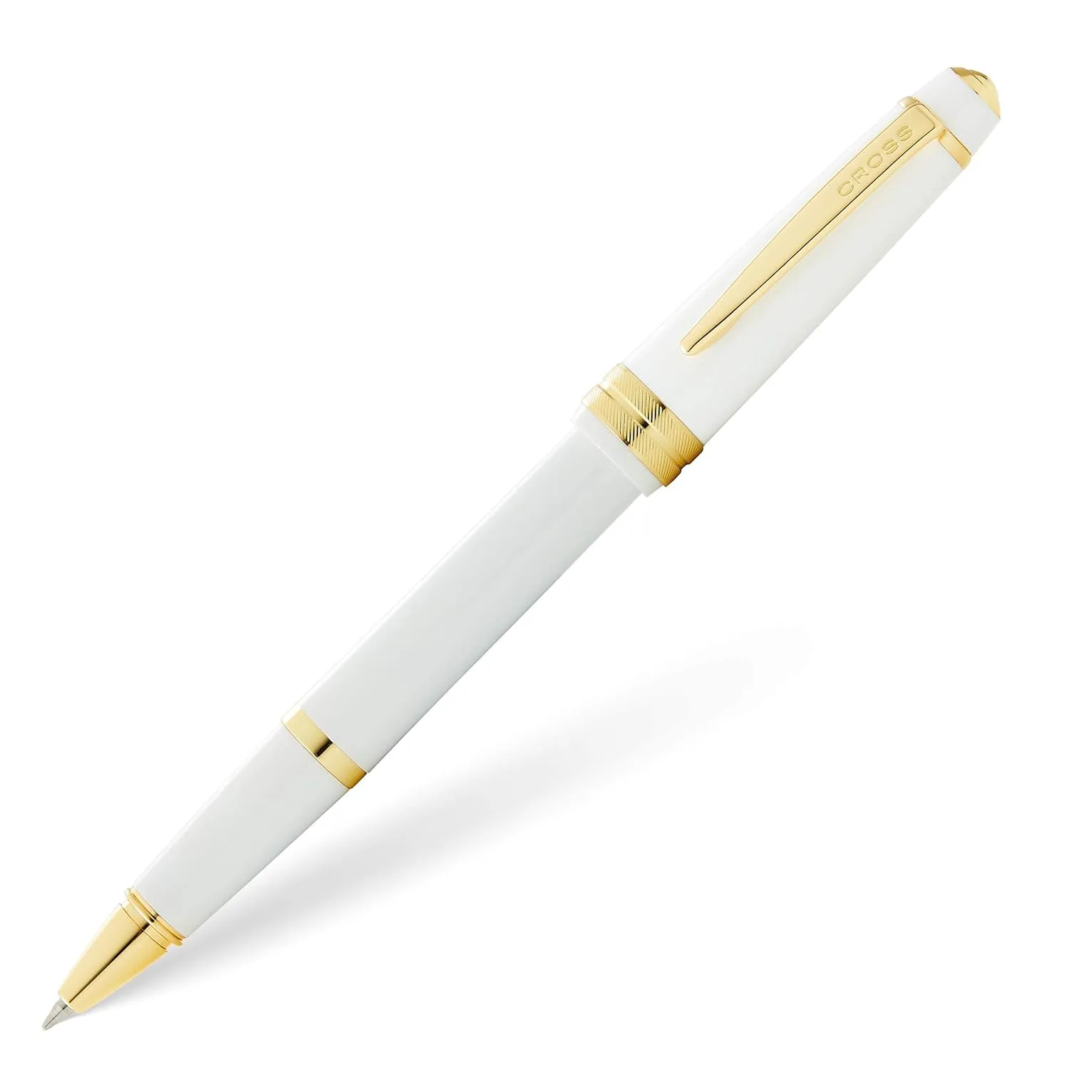 Cross Bailey Light Polished White Resin and GT Rollerball Pen
