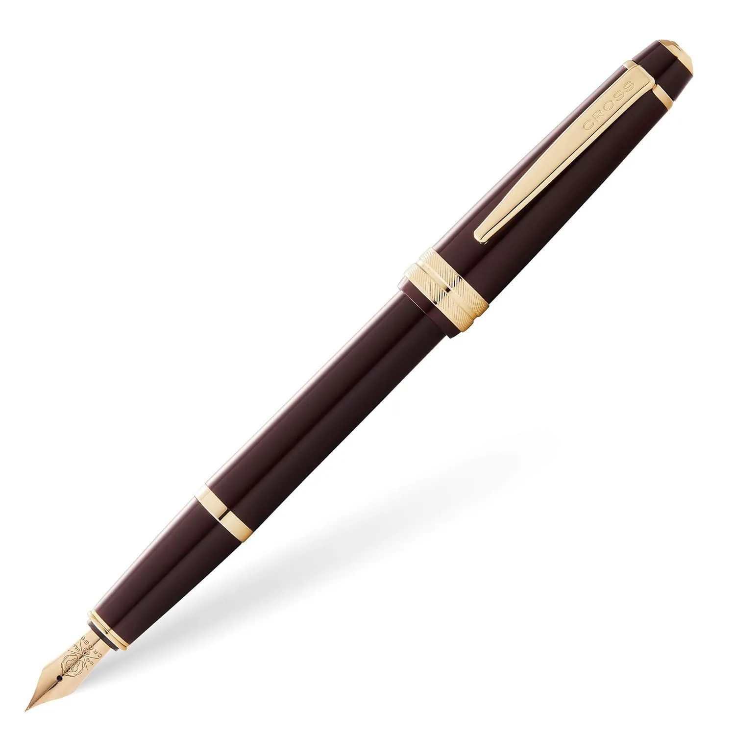 Cross Bailey Light Polished Burgundy Resin  MNib Fountain Pen