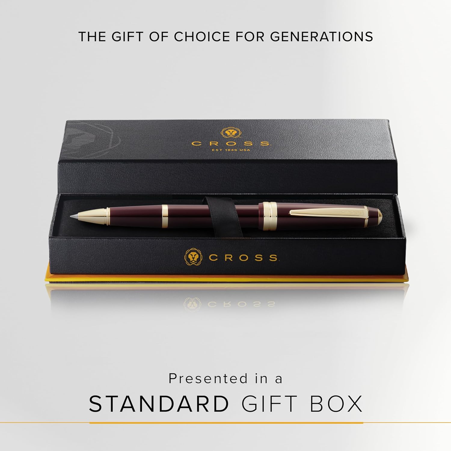 CROSS Bailey Light Polished Burgundy Resin Rollerball Pen