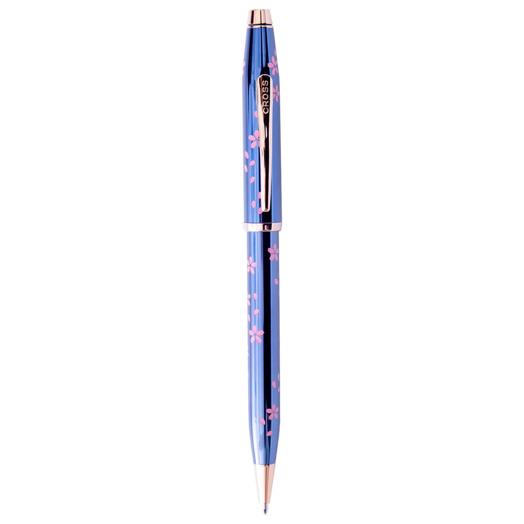Cross Century II Cherry Blossom Transiucent Blue RGT Ballpoint