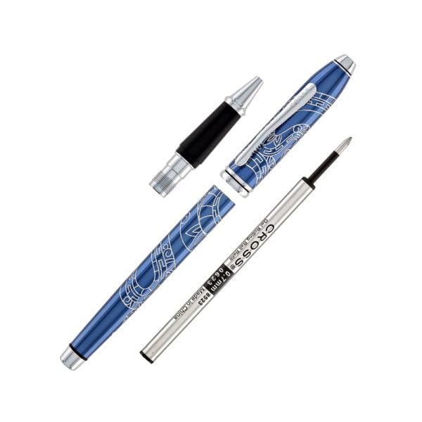 Cross Townsend Zodiac Year of the Snake Blue Lacquer Rollerball Pen