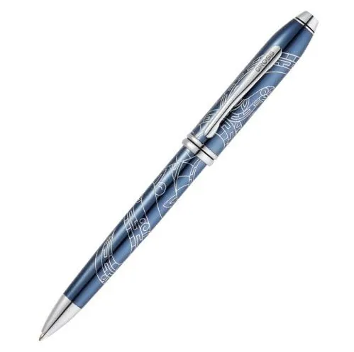 Cross Townsend Zodiac Year of the Snake Blue CT Ballpoint Pen