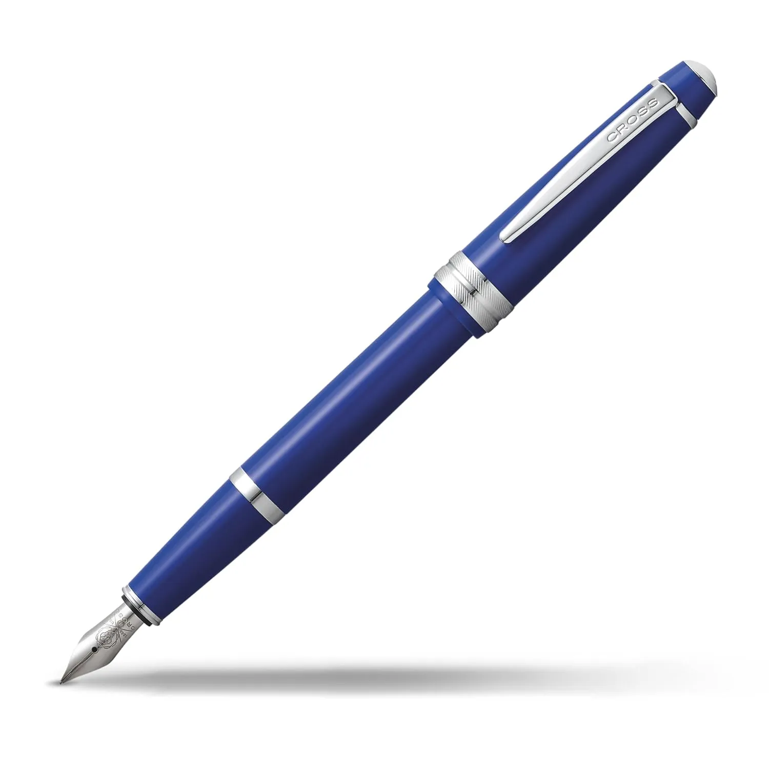 Cross Bailey Light Polished Blue Resin Fountain Pen Medium