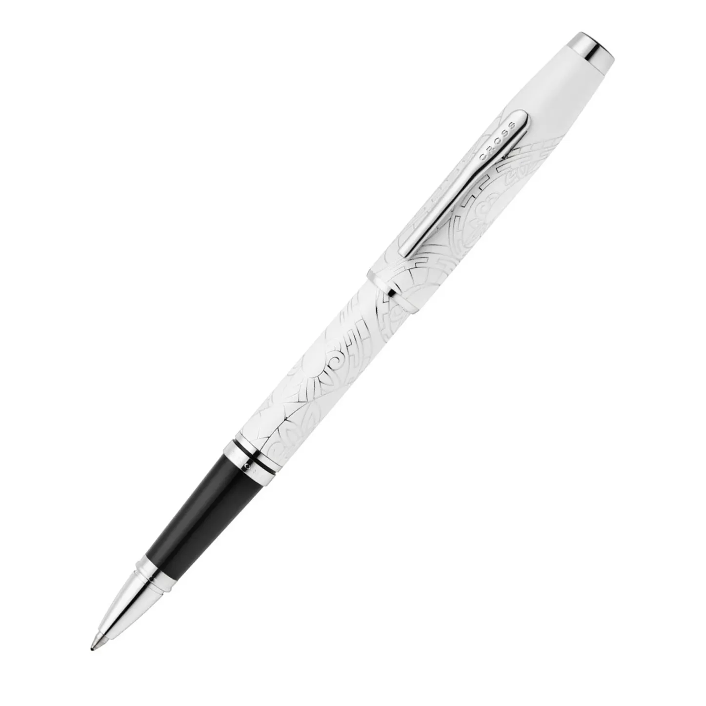 Coventry Zodiac Year of the Snake Pearl White Lacquer Rollerball Pen