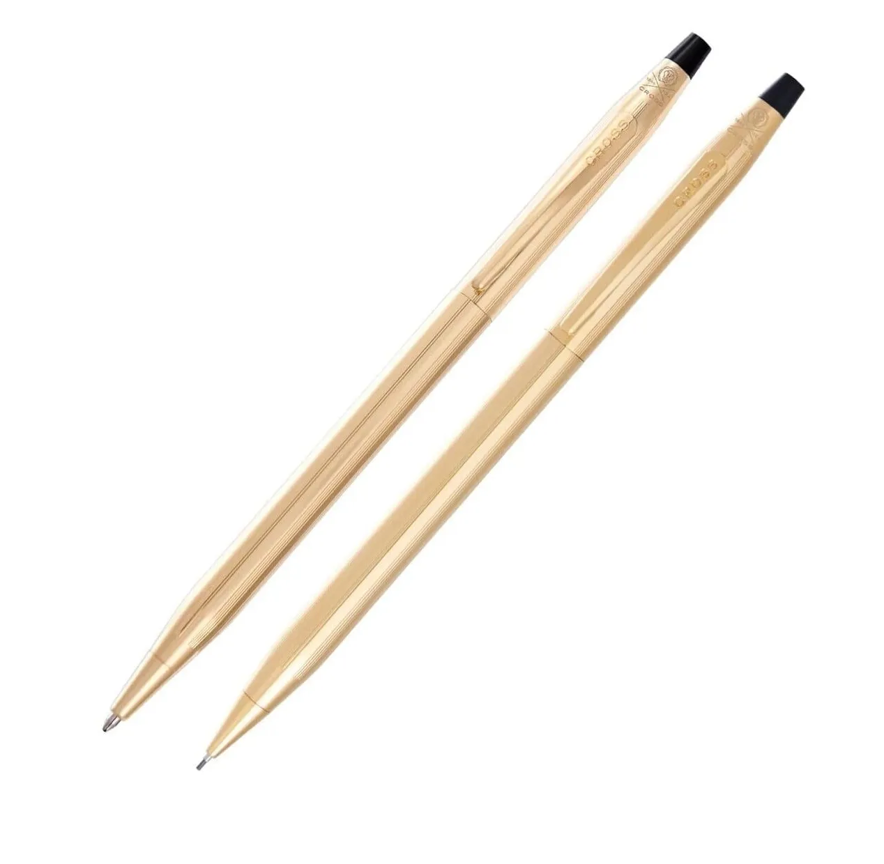 Cross Classic Century 23KT Gold Plated Ballpoint Pen & 0.7MM Mechanical Pencil Set.