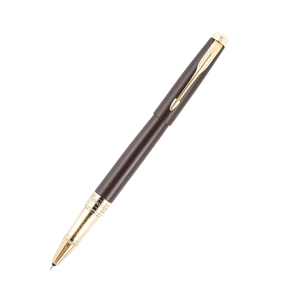 Parker Aster Lacque Brown| Gold Trim| Roller Ball Pen