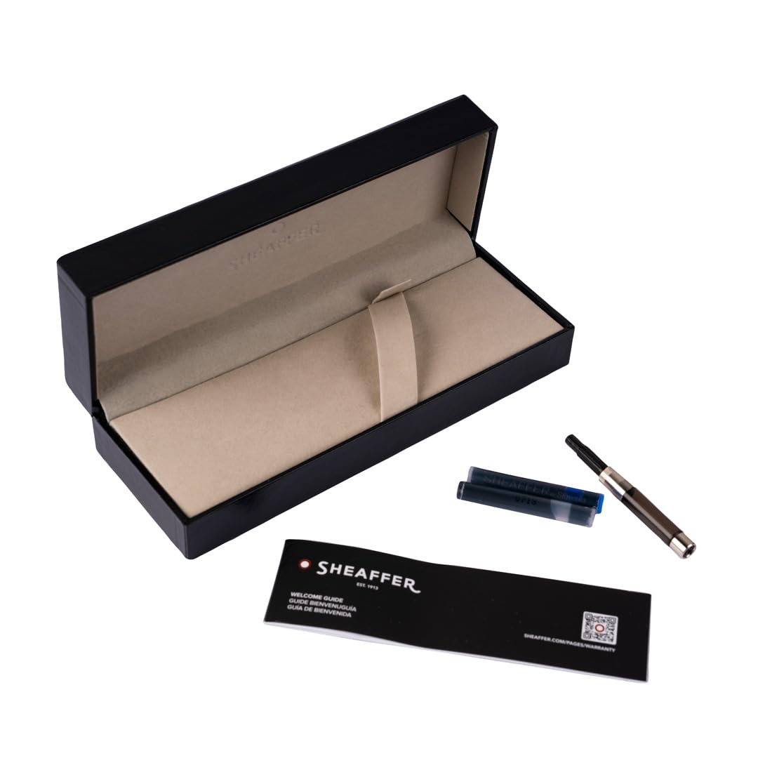 Sheaffer Gift 100 9371 Satin Blue with Blue Trim Fountain pen