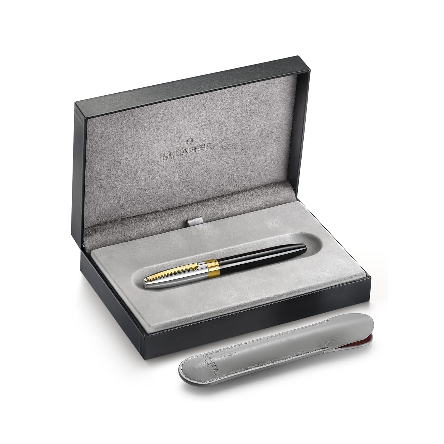 Sheaffer Legacy 9065 Glossy Black and Chrome Bi-color Fountain Pen