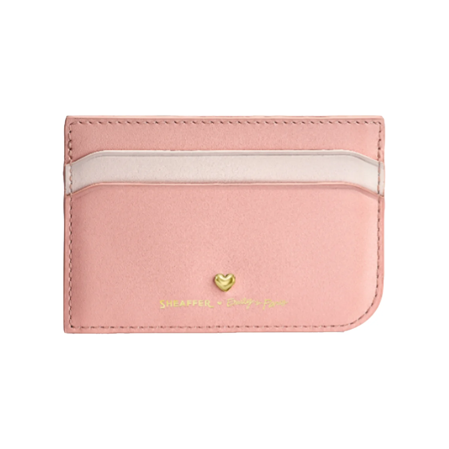 Sheaffer 9810 Emily in Paris Gift Set - Prelude Mini Pastel Pink Ball Pen with Dark Pink Credit Card Holder