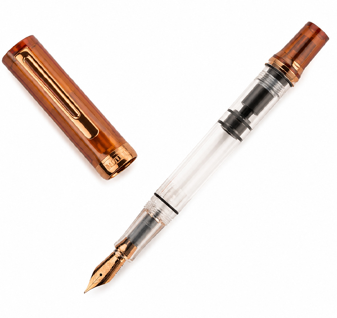 TWSBI ECO Fountain Pen - Rootbeer w/ Bronze Trim
