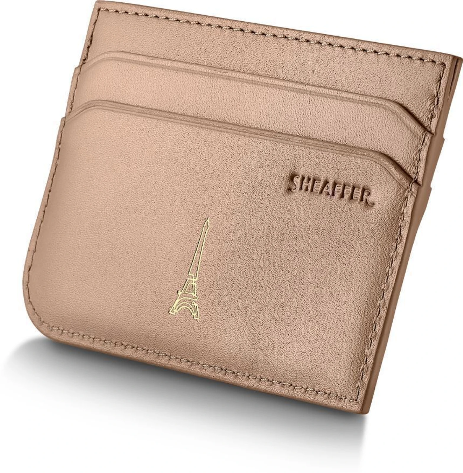 Sheaffer 9377 Emily in Paris Gift Set - 100 Champagne Ball Pen with Taupe Credit Card Holder
