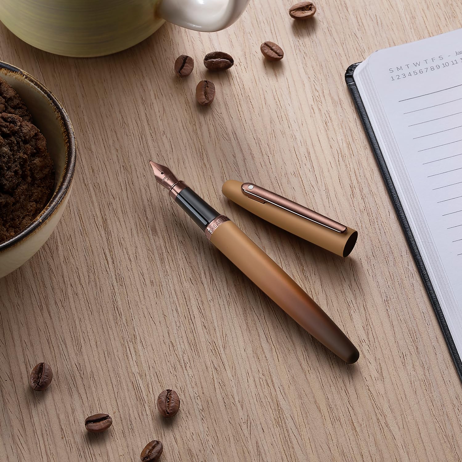 Sheaffer VFM Coffee Edition Fountain Pen - Brown PVD