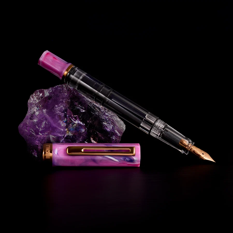 TWSBI ECO Fountain Pen - Fluorite Purple w/ Bronze Trim stub 1.1