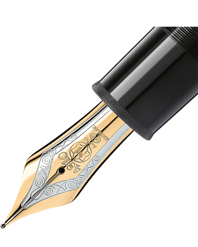 Montblanc Meisterstück Classique Fountain Pen  MB132113 Black with Gold Trims