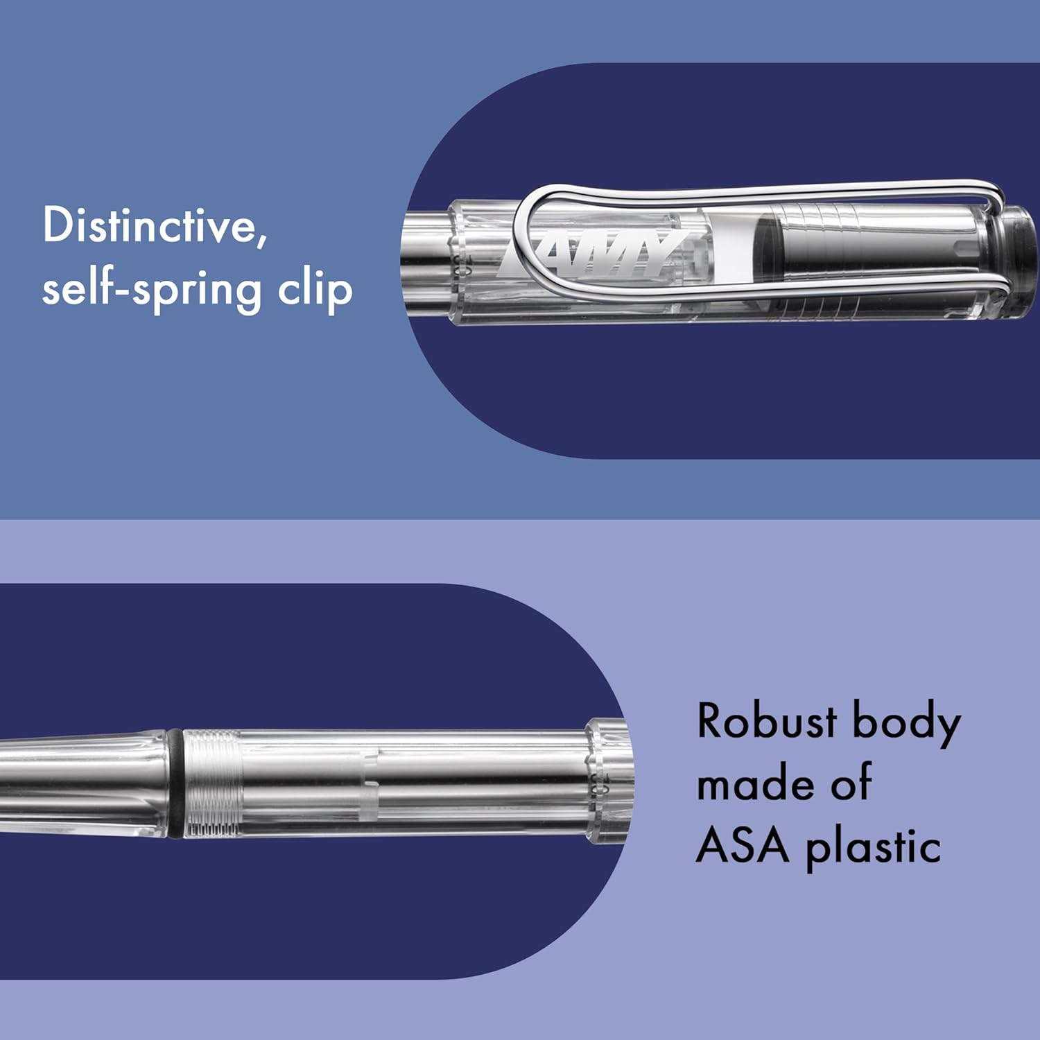 Lamy Vista Roller Ball Pen with   blue refill