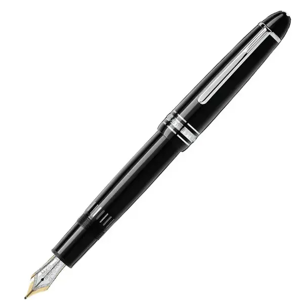 Montblanc Meisterstück Classique Fountain Pen MB132112 Black with Platinum Trims