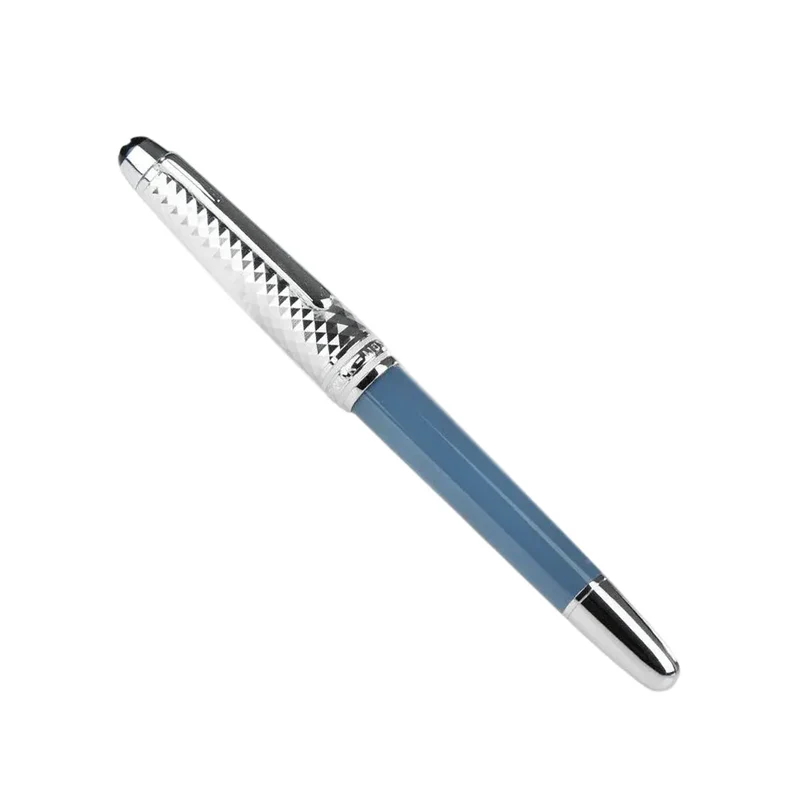 Montblanc Meisterstück Glacier Doue Blue Resin with Platinum-Coated Trim Fountain Pen