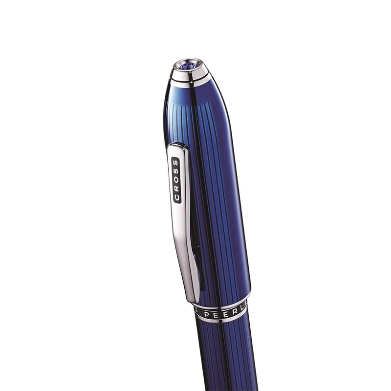 Cross Peerless 125 Translucent Quartz Blue Lacquer