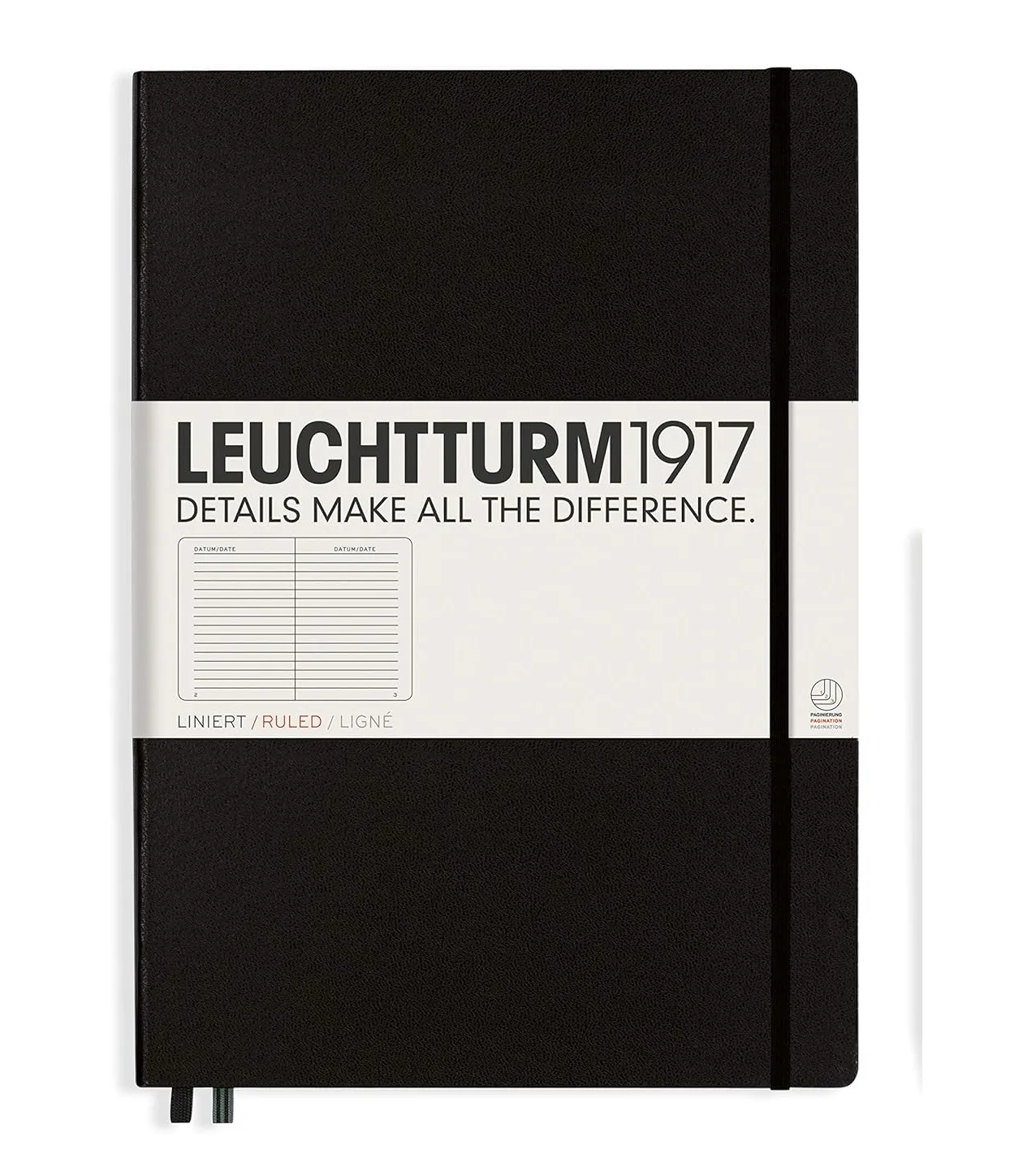 LEUCHTTURM1917 DOTTED NOTEBOOK EDITION 120 A5(203 Pages)-BLACK