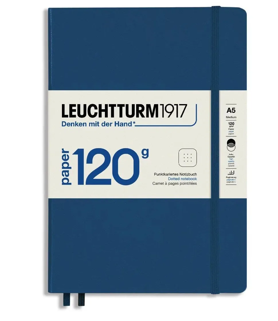 LEUCHTTURM1917 DOTTED NOTEBOOK EDITION 120 A5(203 Pages)-NAVY