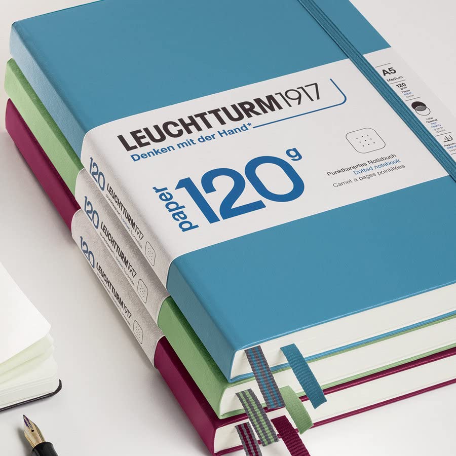 LEUCHTTURM1917 120G Edition A5 Dotted Notebook Sage | 203