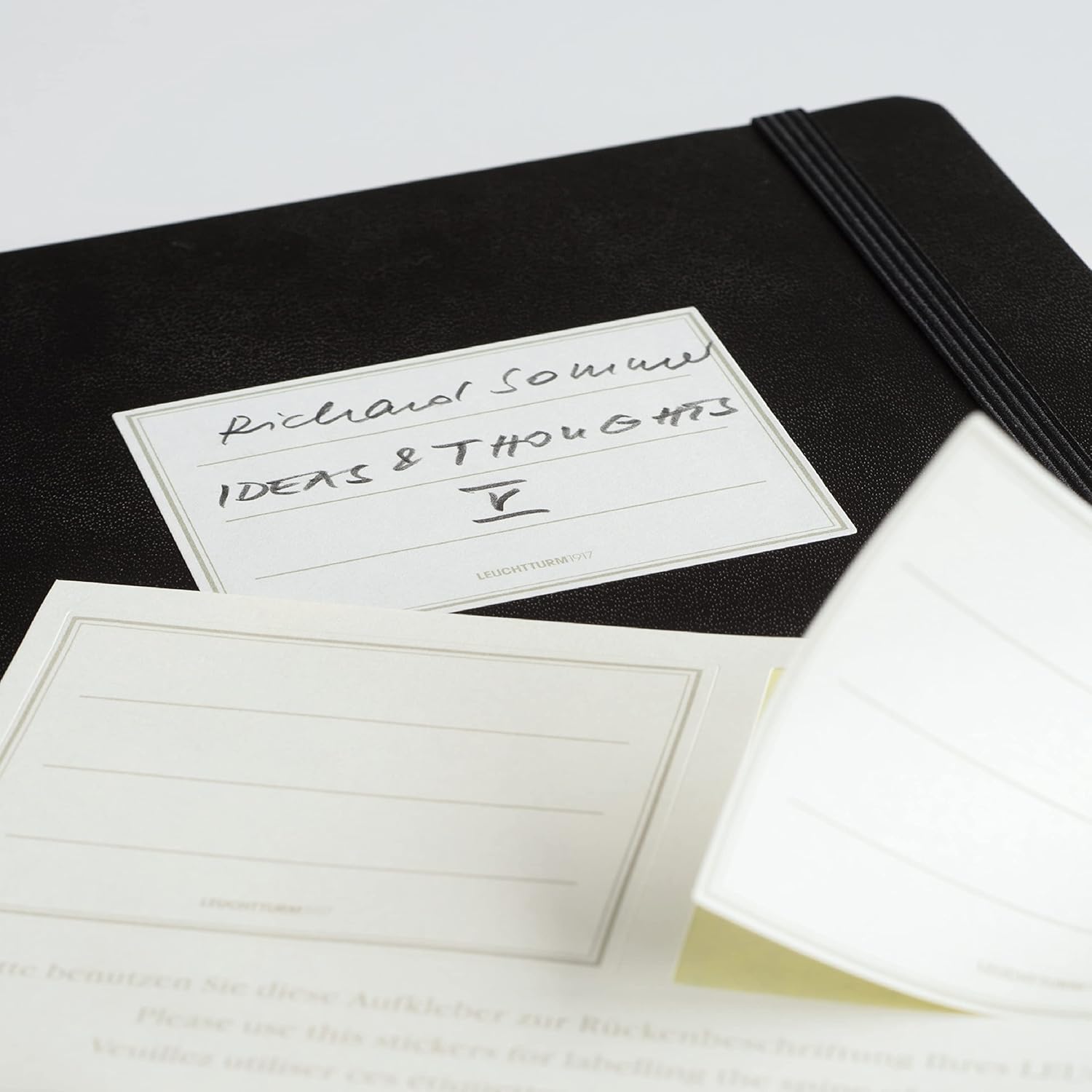 LEUCHTTURM1917 DOTTED NOTEBOOK A6 (187 Pages)-BLACK